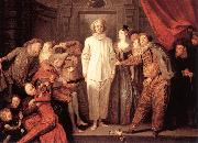 WATTEAU, Antoine Italian Comedians21 oil on canvas